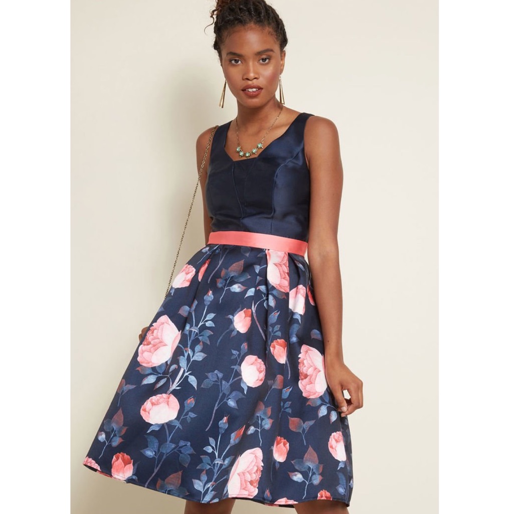 Chi Chi London Achieved Charm Fit And Flare Dress